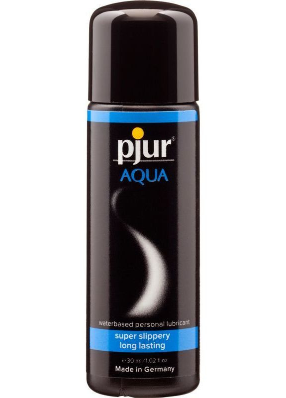 Лубрикант на водній основі Aqua 30 мл, ефект оксамитової шкіри без прилипання Pjur (369609712)