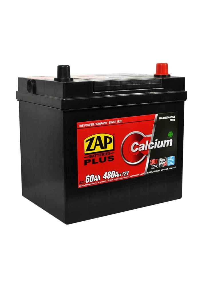 Автомобільний акумулятор Plus Calcium Asia 6СТ-60Аh АзЕ 480А 560 68z ZAP (349806963)