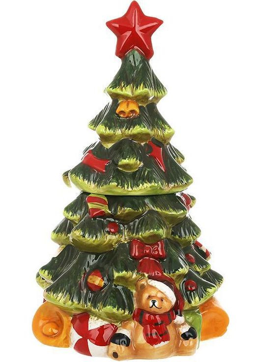 Банка для новогодних сладостей "Елочка" 36см, керамика BonaDi (330137634)