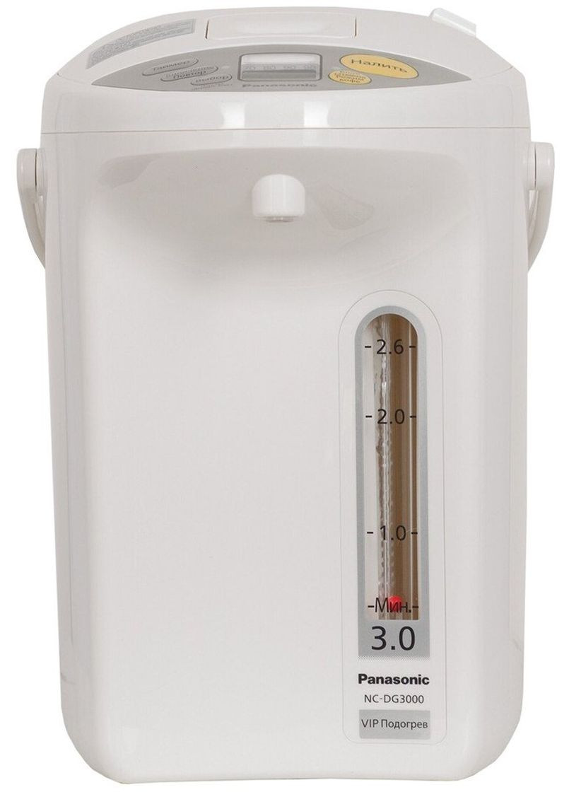 Термопот 3л, дисплей, пластик, белый Panasonic (367073904)