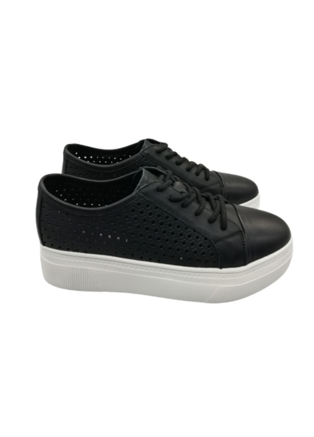 Чорні кеди (р) шкіра 0-1-1-dm-6007-bp FARINNI