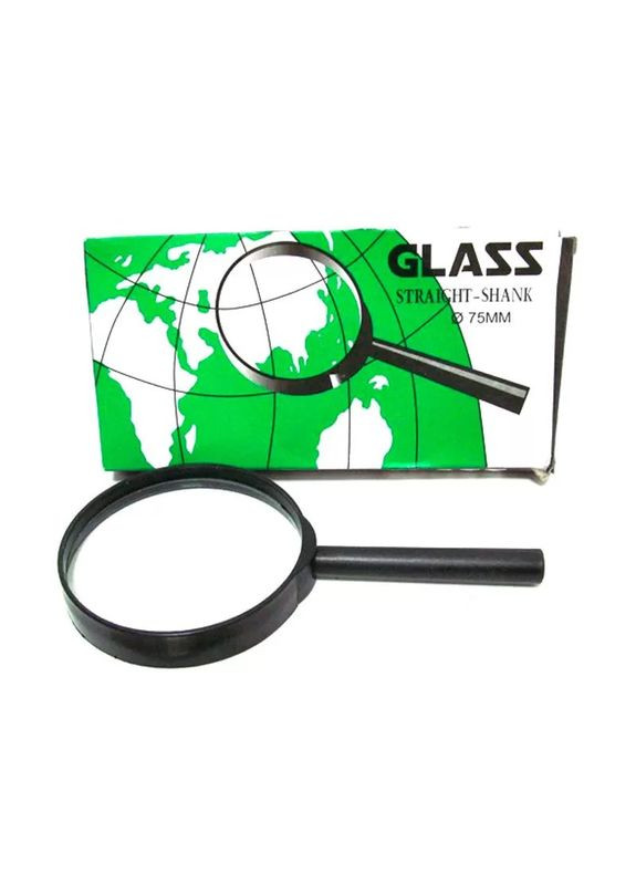 Лупа диаметр 75 мм, стеклянная линза, пластиковая оправа, 781875G Josef Otten (281999280)