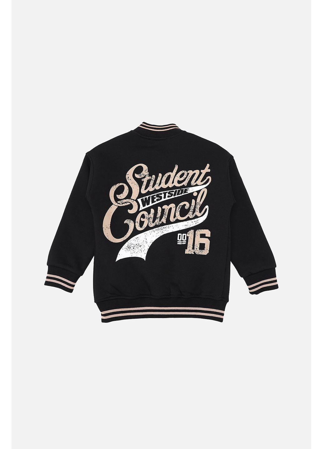 Бомбер для дівчинки колір чорний ЦБ-00284097 Yuki (362024991)