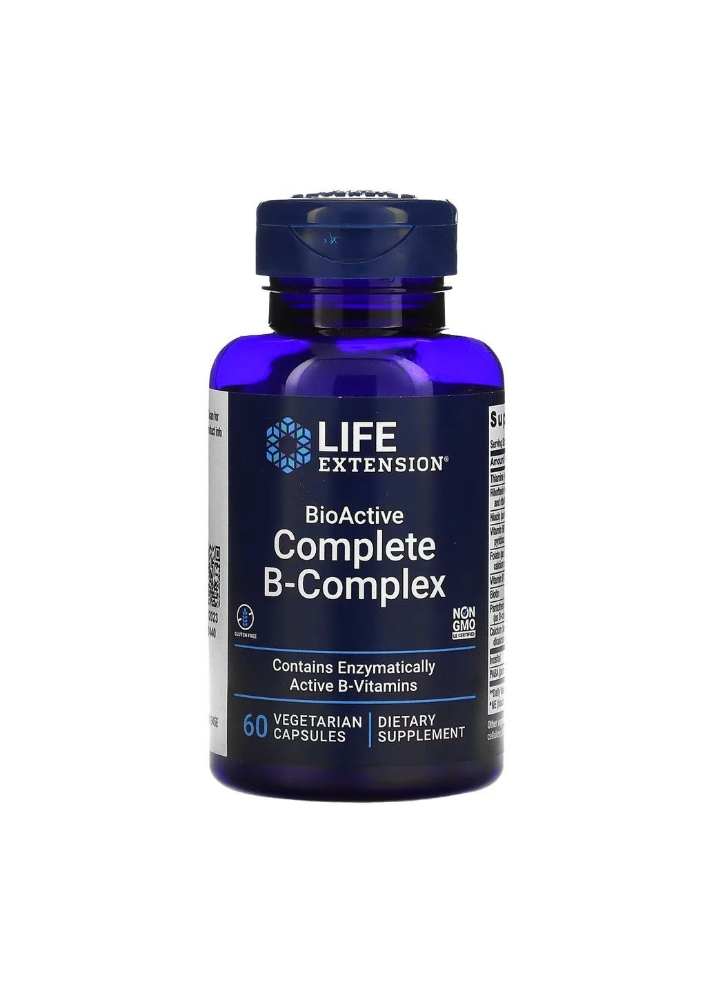 Полный Комплекс Биоактивных Витаминов Группы B BioActive B-Complex – 60 вег.капсул Life Extension (285813563)