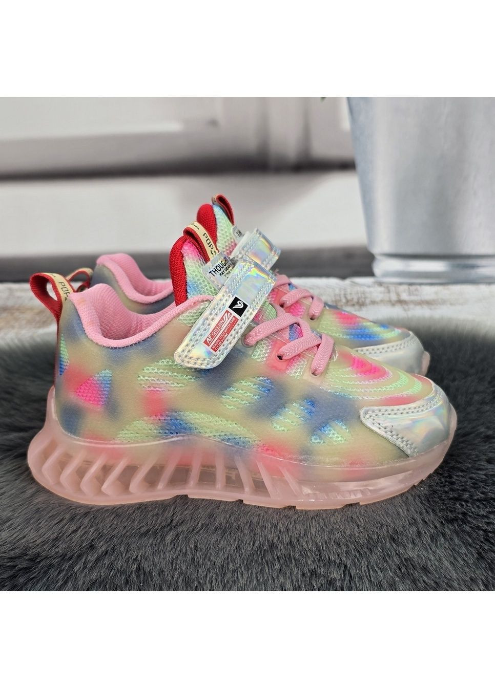 Красные демисезонные кроссовки детские для девочки Paliament