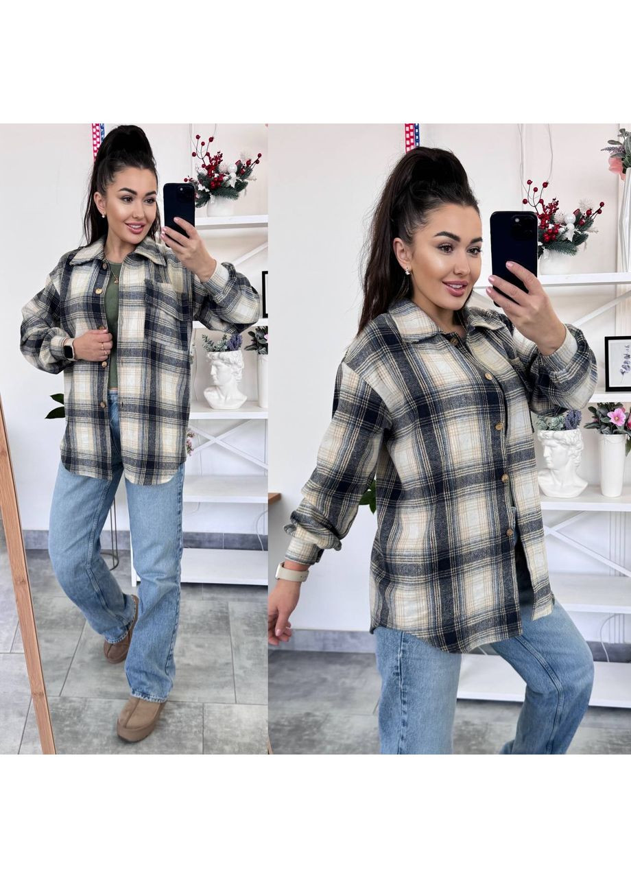 Сорочка у клітинку Fashion (353303173)