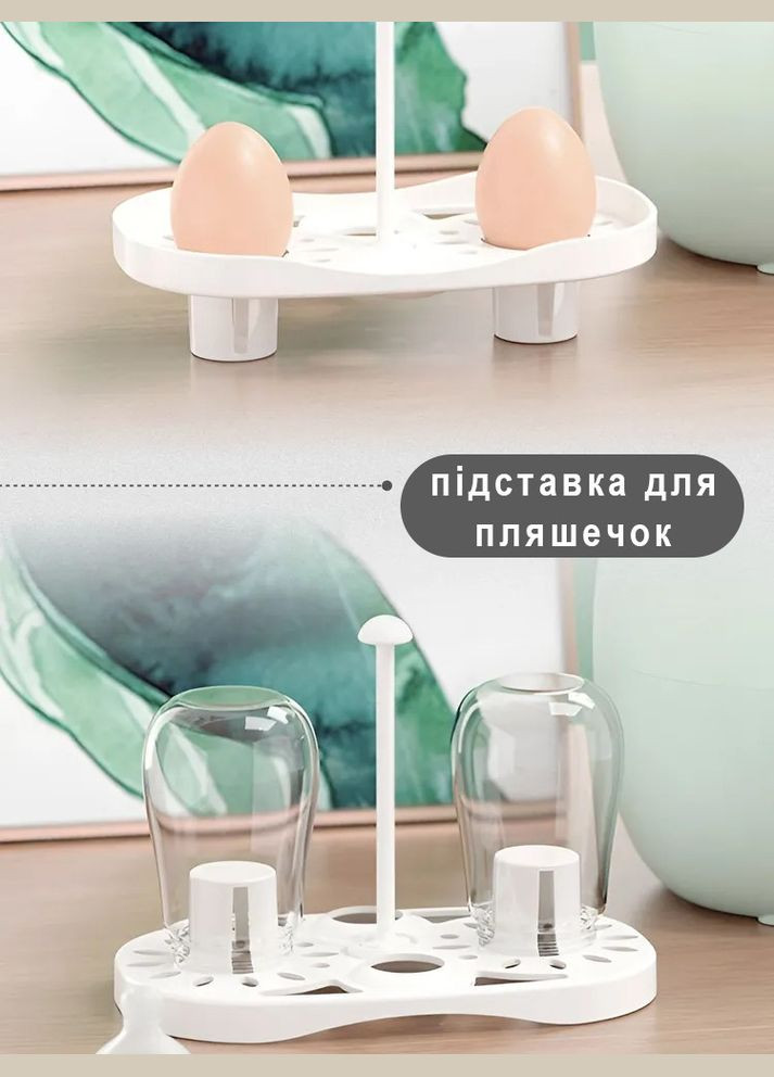 Підігрівач стерилізатор для пляшечок 6в1 сенсорний та дуже місткий Liquid Heater, м'ятний LELIK (303401768)