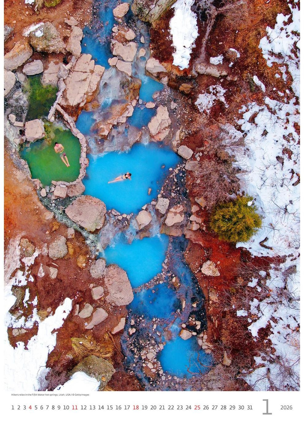 Календар HELMA 2026 31,5 х 45 см World from Above Helma 365 (361855136)