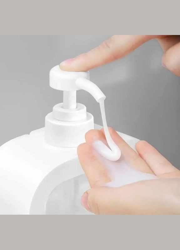 Прозорий диспенсер для мила пластиковий 300 мл Білий China (323158501)