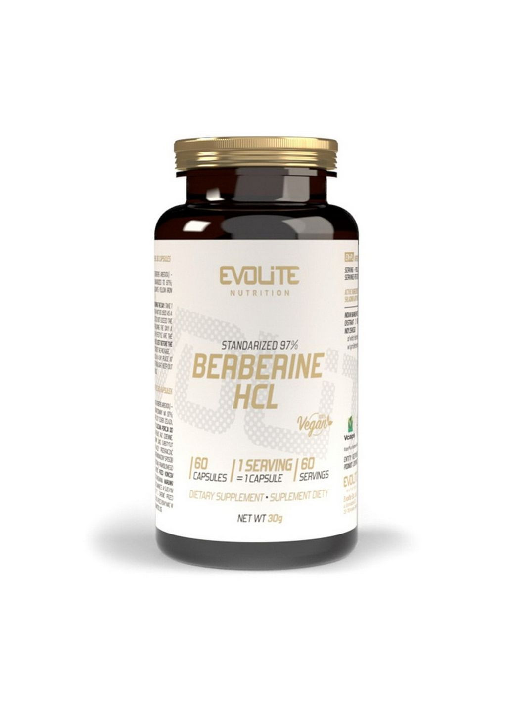 Натуральная добавка Berberine HCL, 60 вегакапсул Evolite Nutrition (293341200)