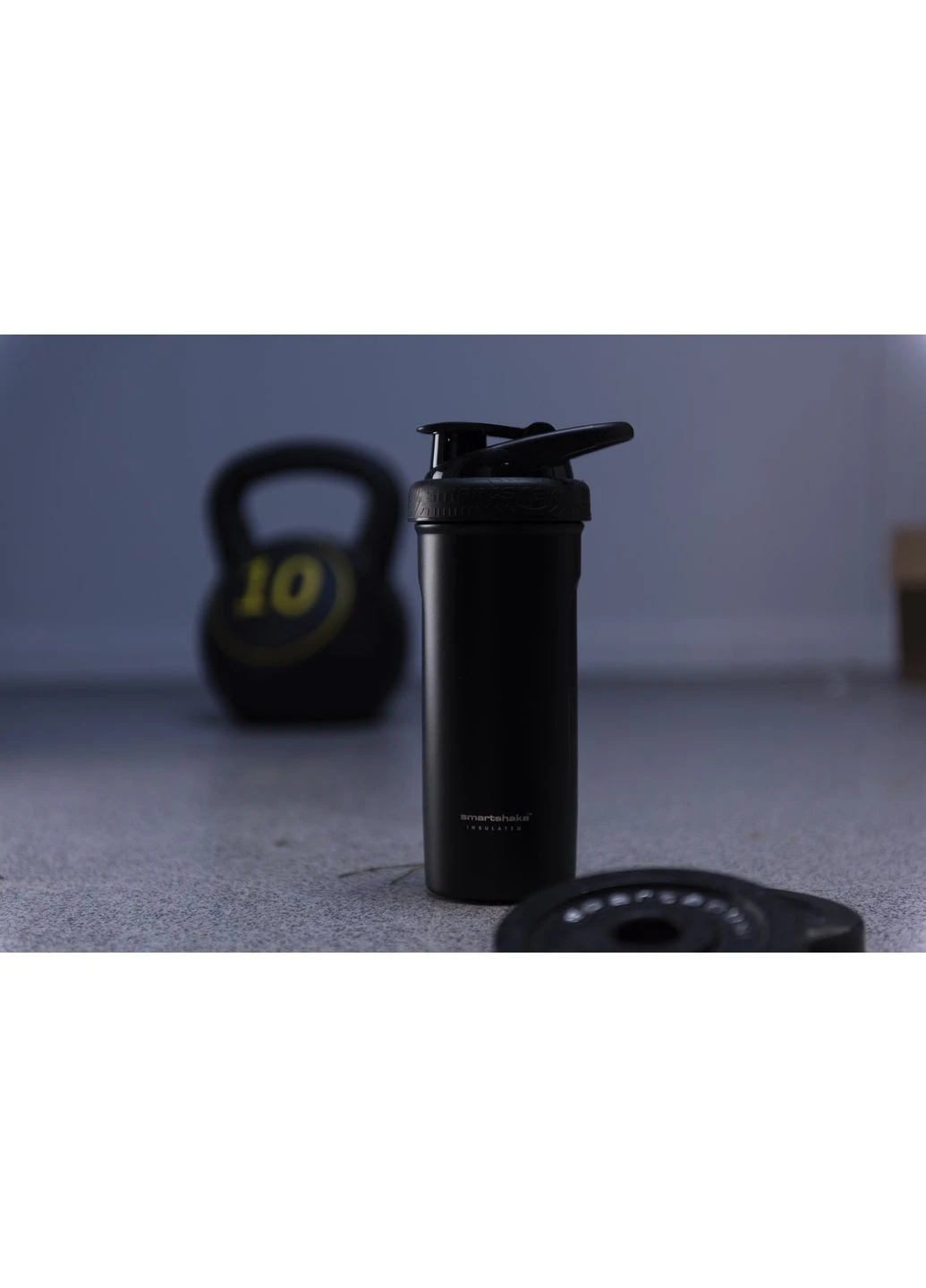 Спортивный шейкер металлический Insulated Steel 750ml Black SmartShake (383398097)