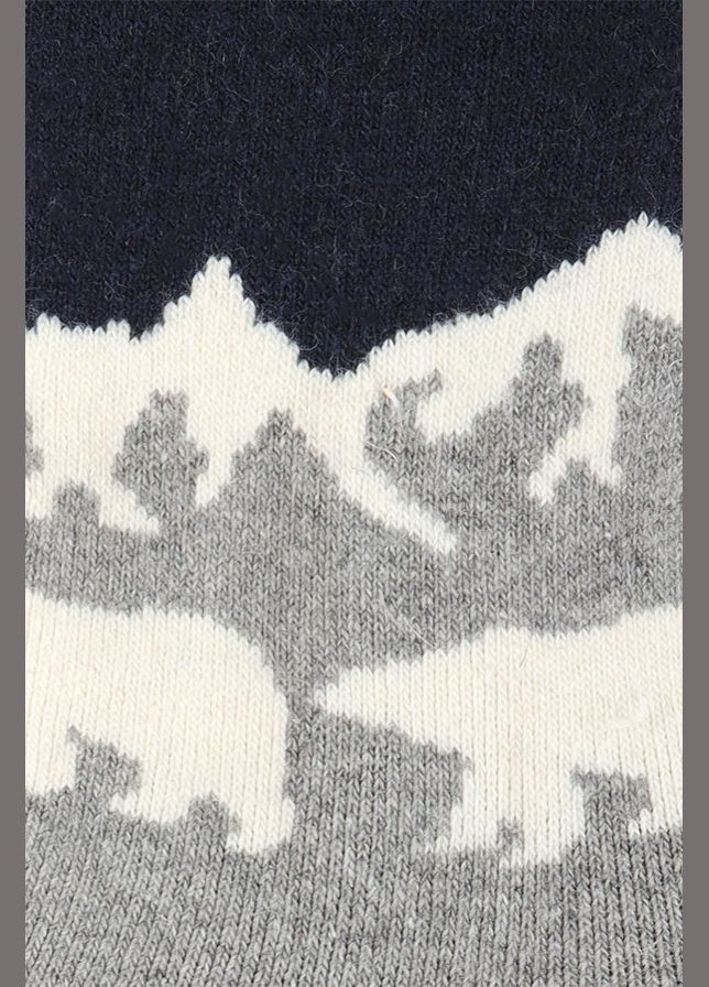 Мужские шерстяные носки Marilyn x51 angora terry gray (284283024)
