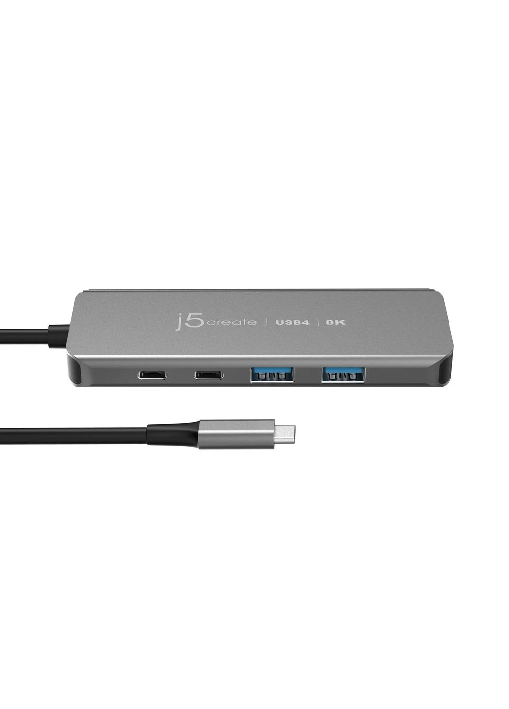 USB-хаб USB-C 5-в-1 Grey (JCH453-N) J5create (383061062)