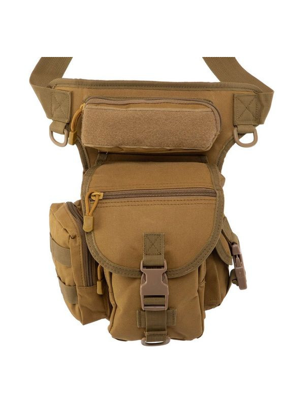 Сумка тактическая на бедро SILVER (оксфорд 600D, р-р 30х20х7см, 4л, Хаки) (TY-5718_Хаки) SILVER KNIGHT (361439380)