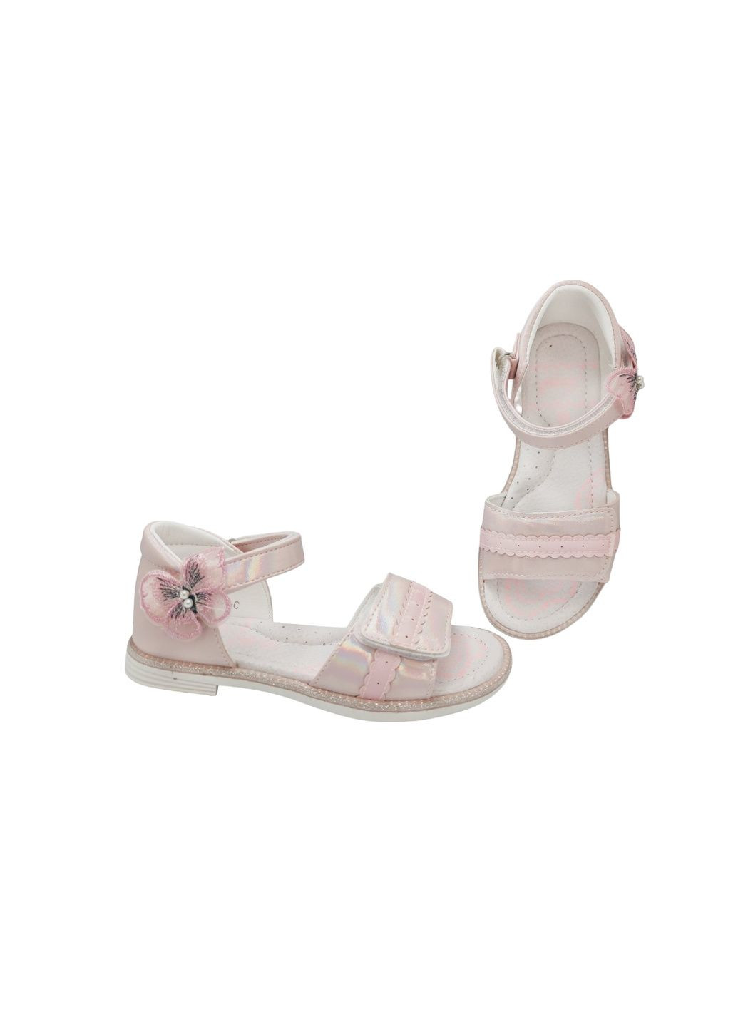 Розовые повседневные босоножки Tom.M на липучке