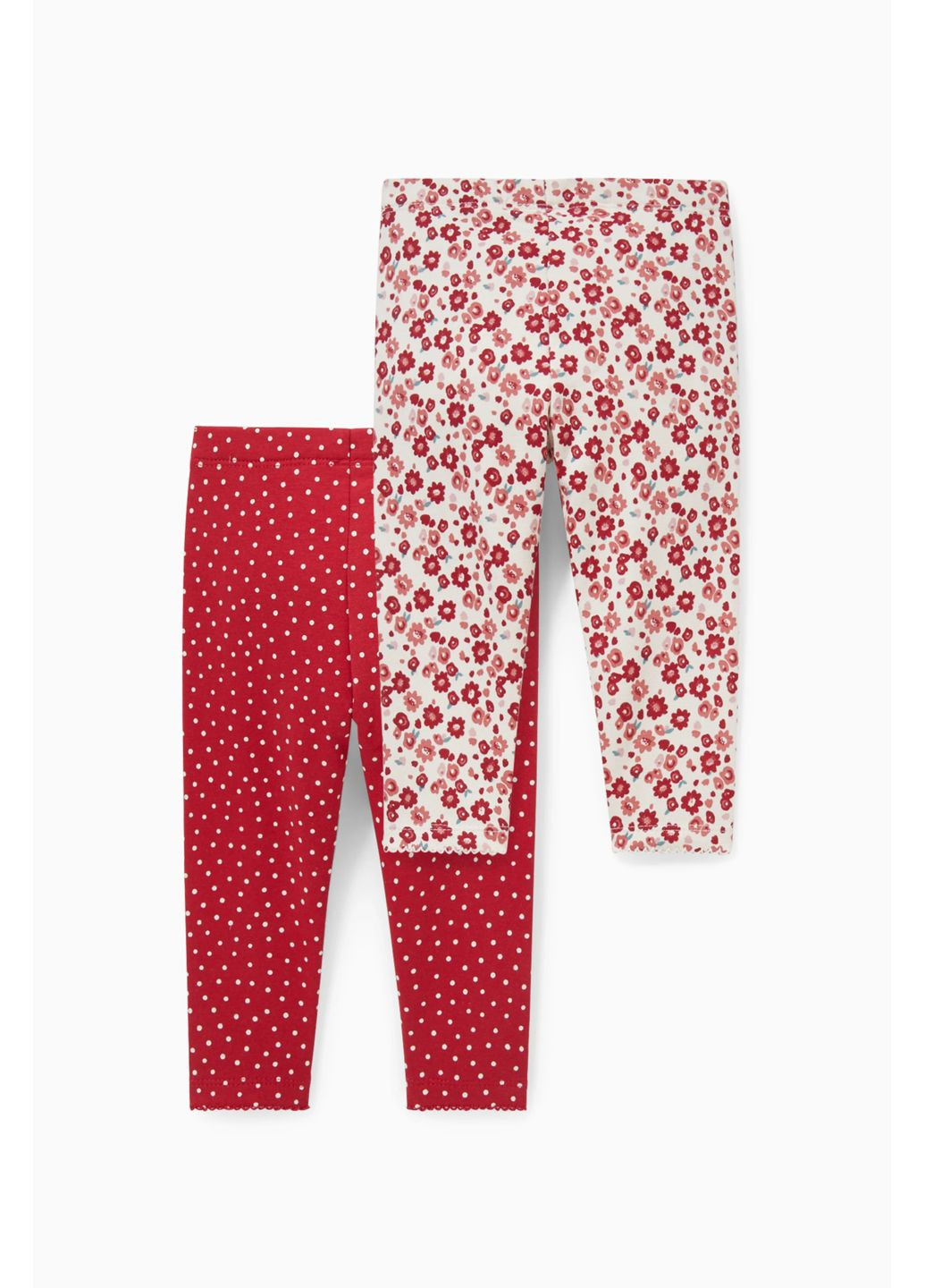 Комбинированные демисезонные комплект леггинсов на флисе (2шт.) C&A