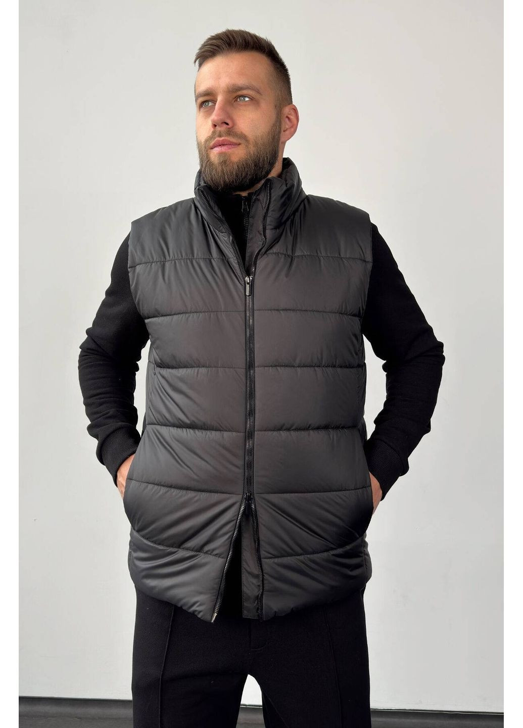 Жилет утепленный, цвет Черный Nenka (367831839)