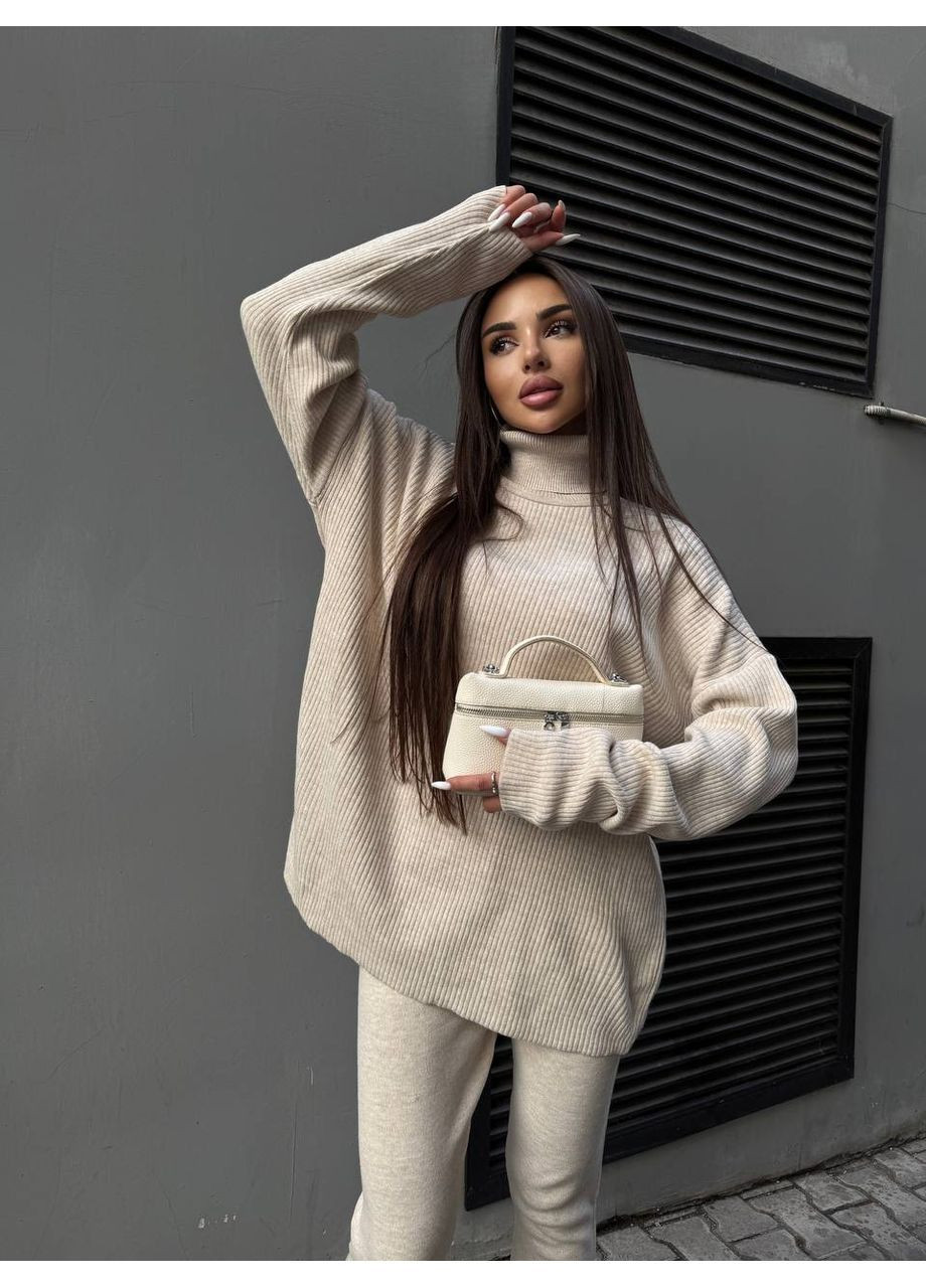 Костюм 2-ка лосины и удлиненный свитер No Brand (363257002)