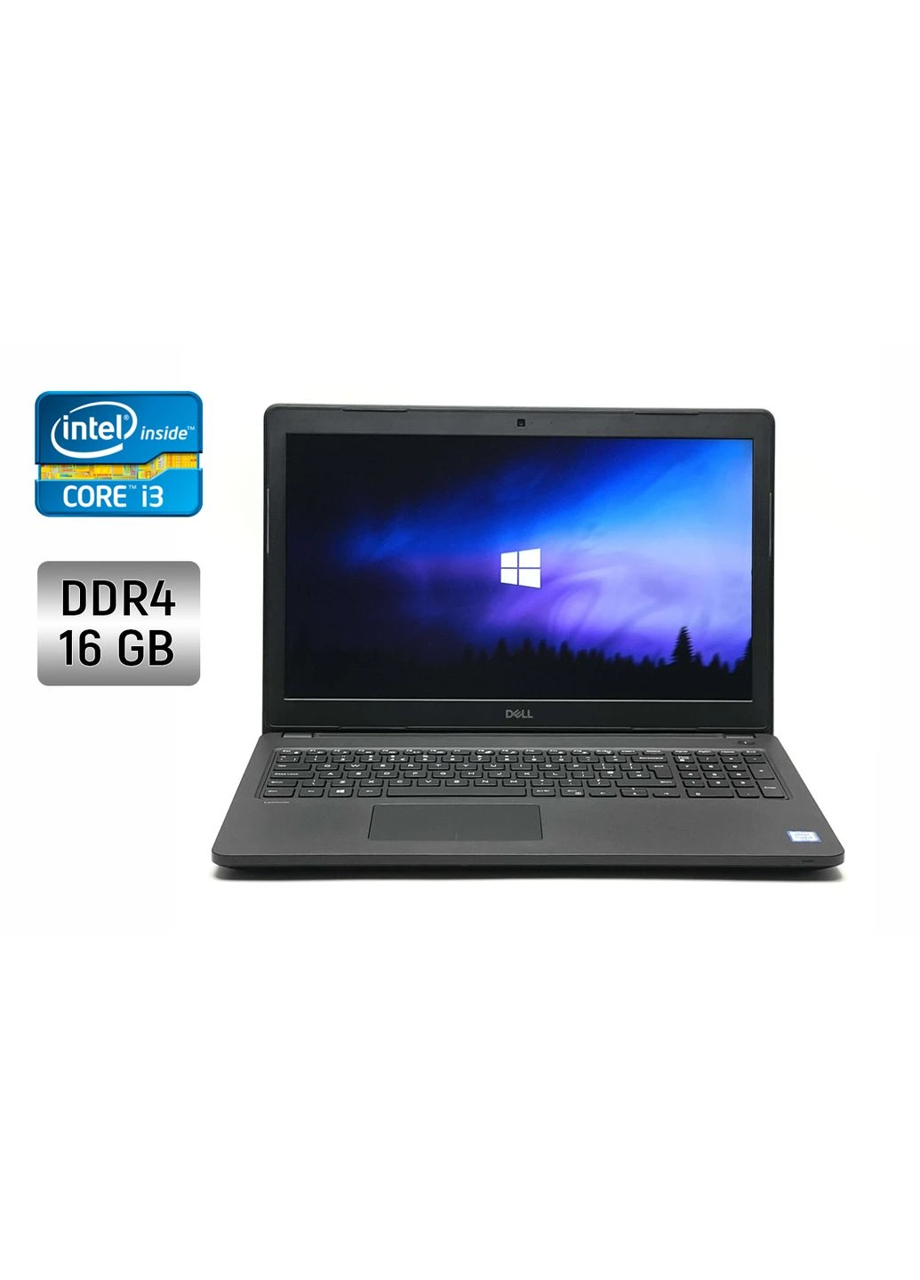 Ноутбук Latitude 3580 / 15.6" (1366x768) TN / Intel Core i3-7100U (2 (4) ядра по 2.4) / 16 GB DDR4 / 256 GB SSD / Intel HD Dell (398131001)