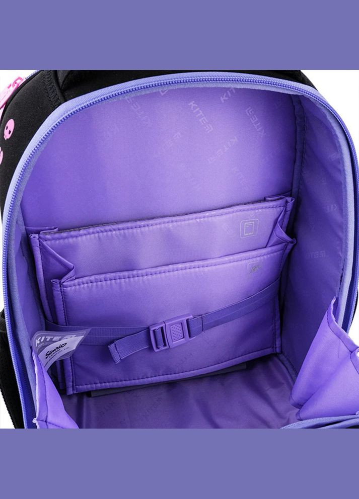 Шкільний набір Kuromi Рюкзак + Пенал + Сумка для взуття SET_HK25-556M Kite (325476392)