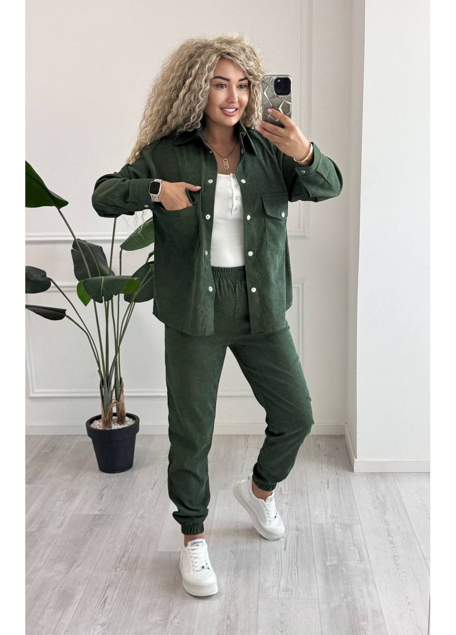 Женский костюм из микровельвета с джогерами. Размерная сетка в описании. DK/DL Мода без кордонів (359556907)