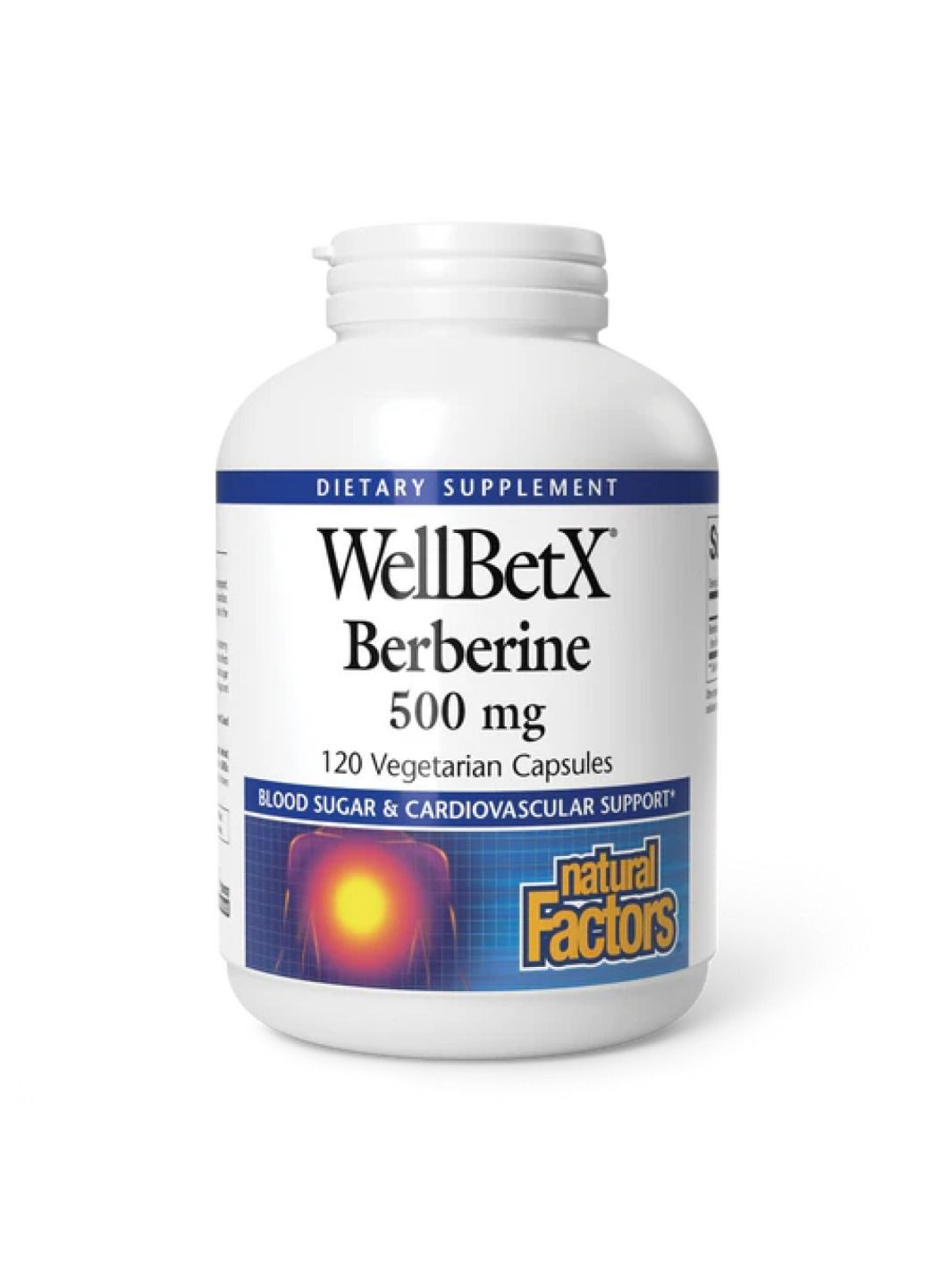 Добавка WellBetX Berberine 500mg - 120 vcaps Natural Factors (330105366)