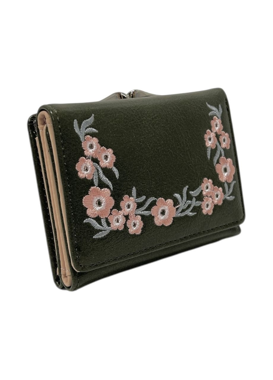 Женский кошелек из эко-кожи 632 зеленый 11 x 8 x 3 Balisa (369157593)