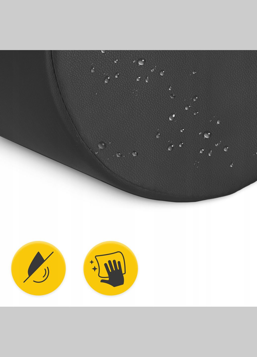 Валик для реабілітації та масажу 30 x 10 см Black (P-5905973403009) 4FIZJO (304252693)