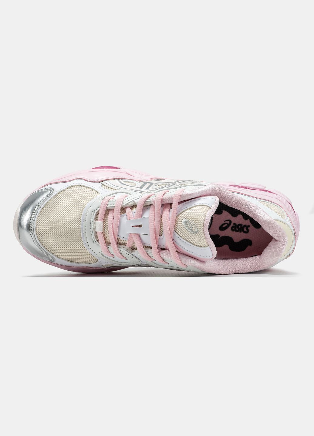 Кросівки жіночі Asics Gel-NYC pink beige | Асікс Гель-НЮК рожеві демісезони (316706188)
