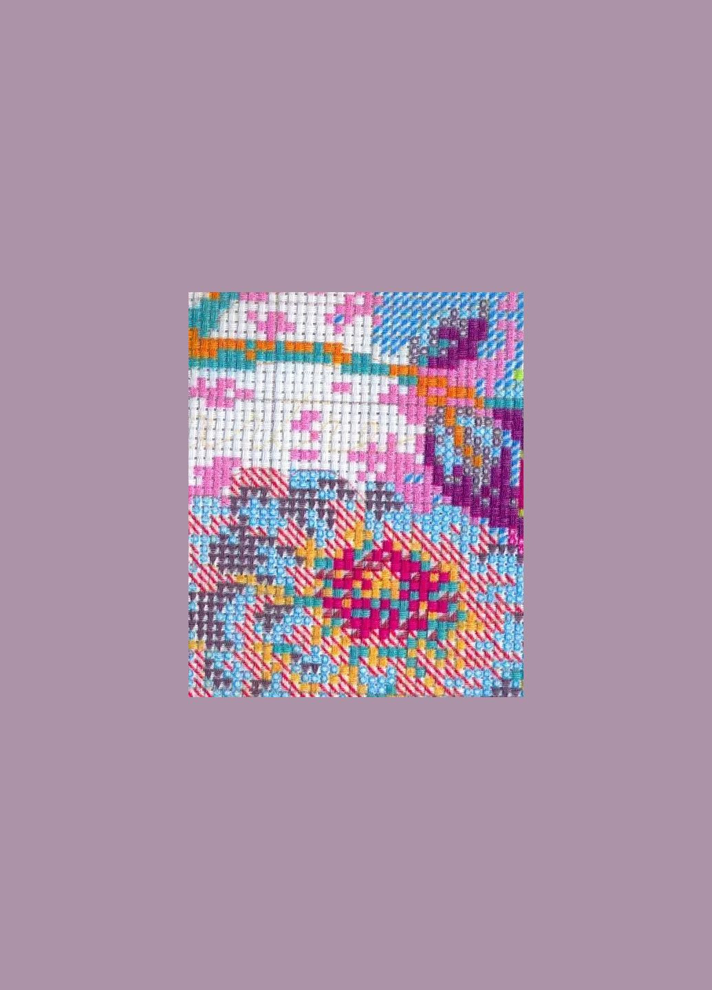 Набір для вишивання за нанесеною на канву схемою "Bird and flower". AIDA 14CT printed, 27*27 см Joy Sunday (313613364)