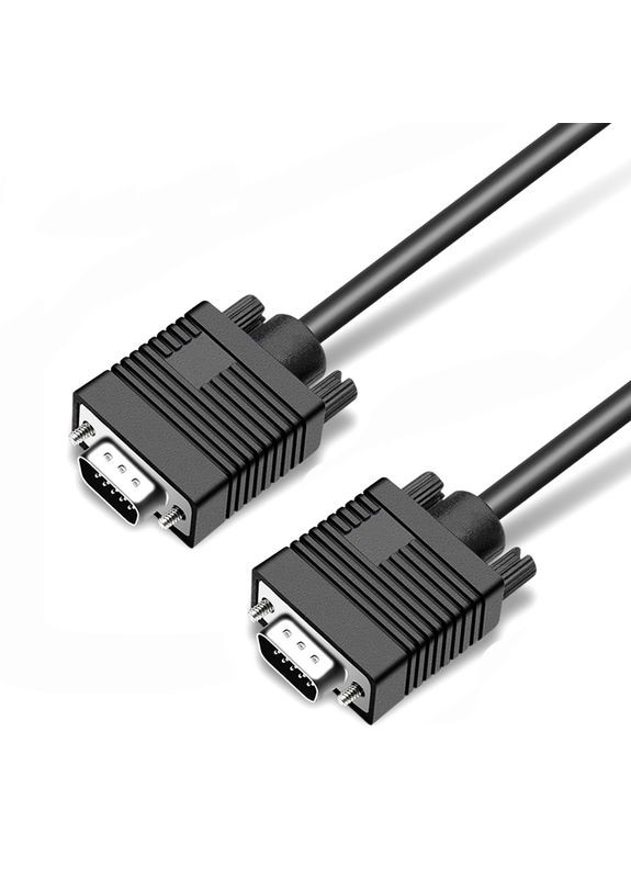 Кабель VGA-VGA (M/M), HD15M/HD15M (3+9С), 5 м, Black (PR-VGA-VGA-P-06-28-5m) Prologix (336958664)