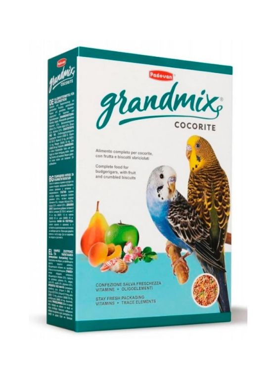 Повседневный корм для волнистых попугаев GrMix Cocorite 400 г (PP00276) Padovan (316135225)