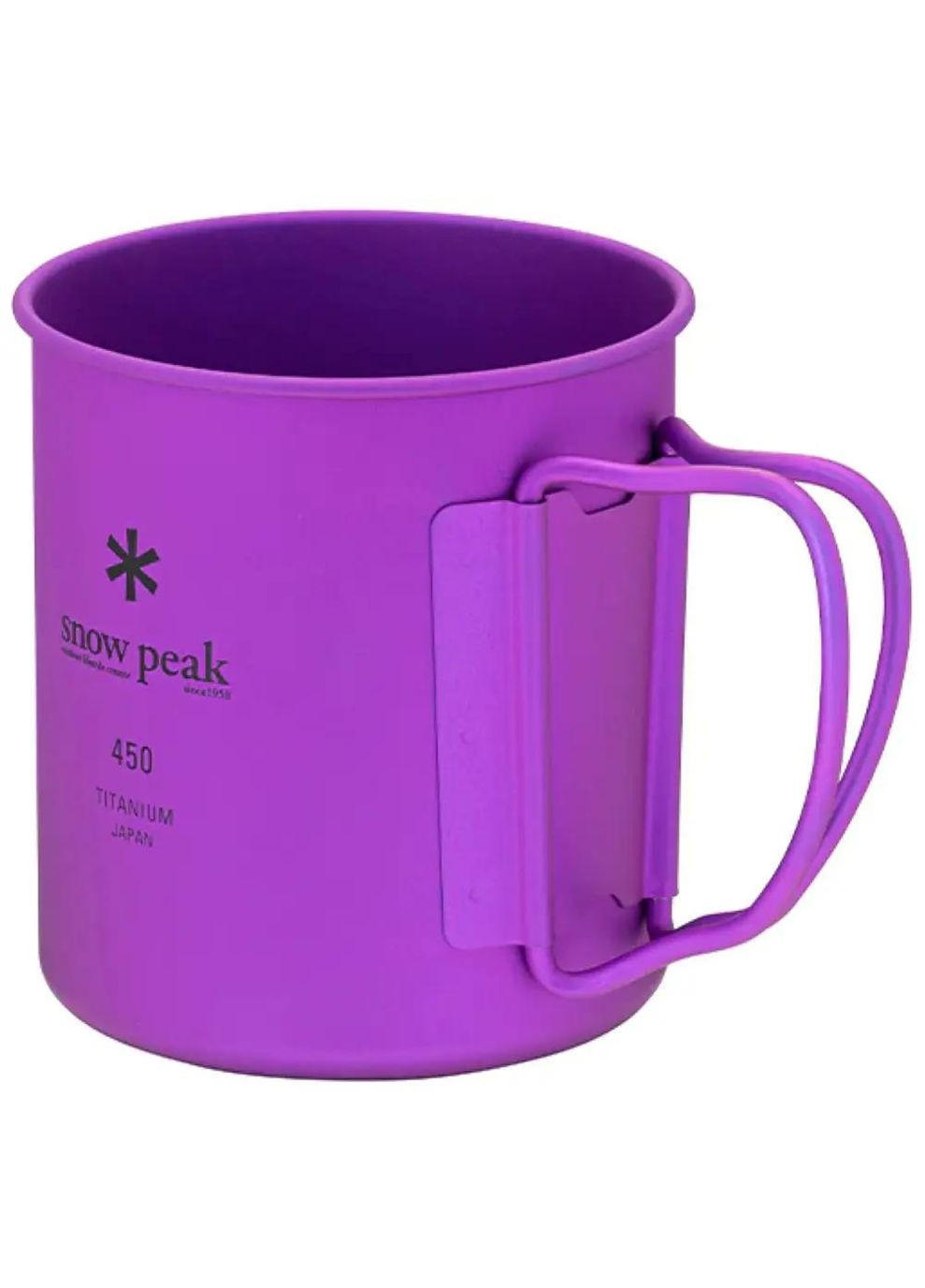 Кружка Snow Peak MG143-PR Ti-Single 450 Anodized Cup 450ml Purple No Brand (316447985)