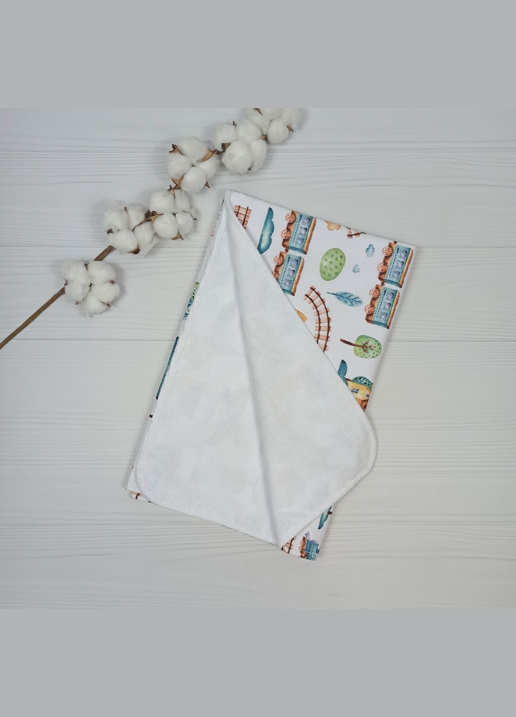 Набор пеленок с муслином a.l.babybox Машины в городе голубой No Brand (323137743)