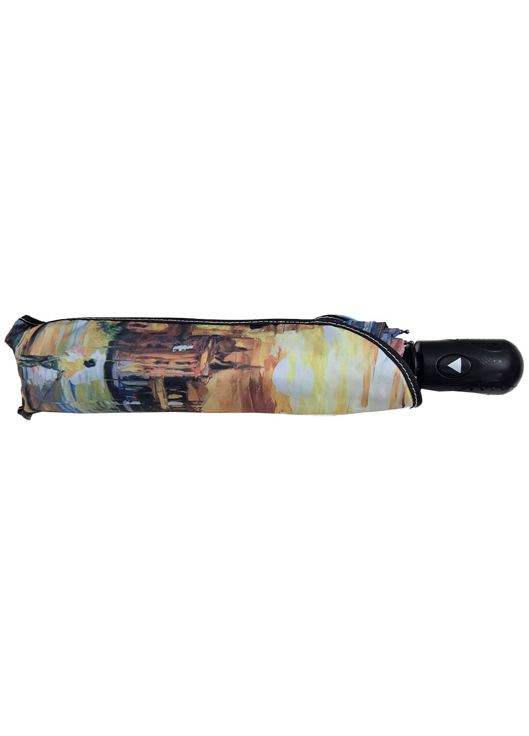 Блакитна парасолька жіноча напіавтомат Luvete середня (338185129)