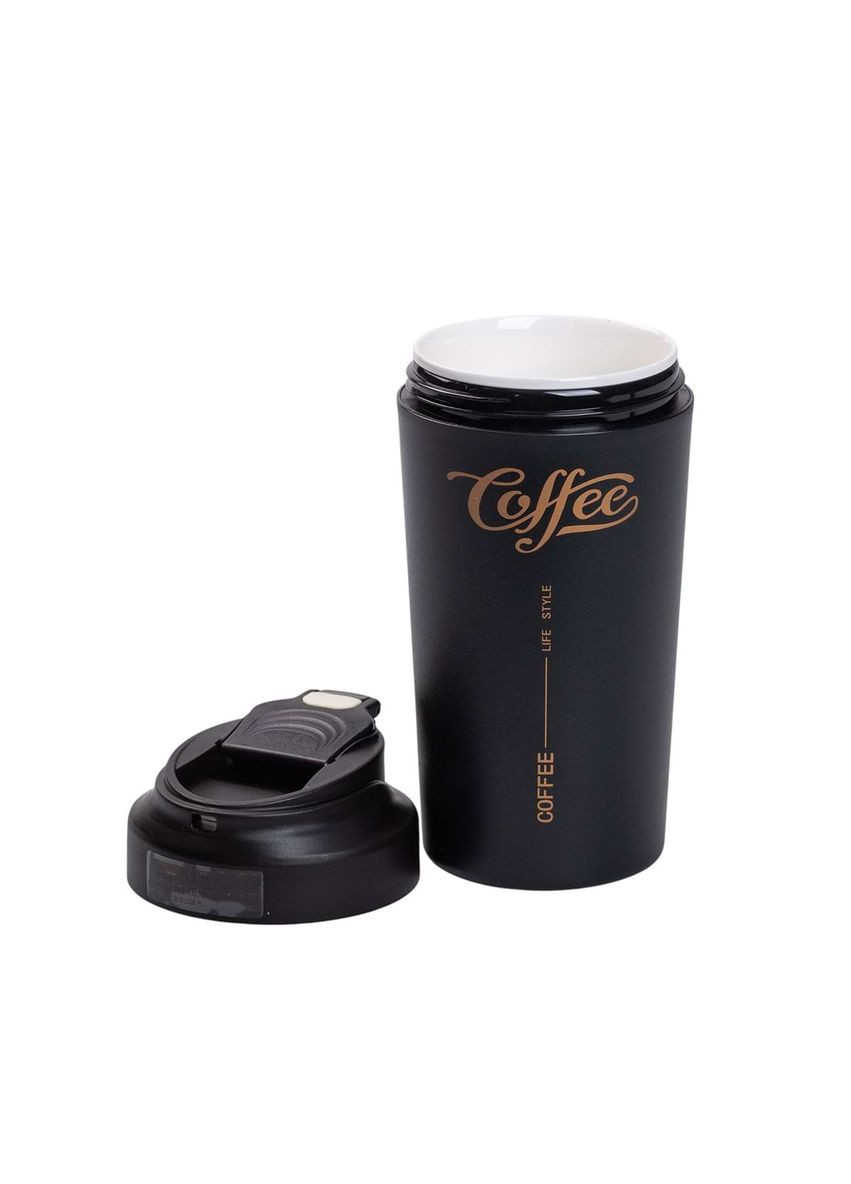 Термочашка Coffee 480 мл з керамічною колбою, Yiwu (324071079)