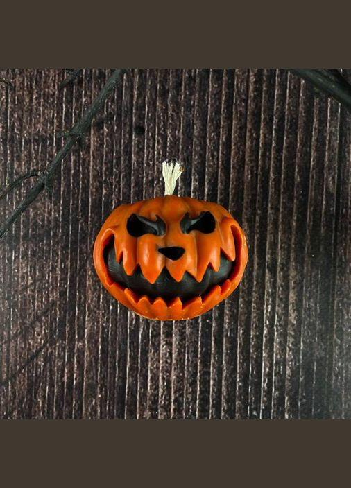 Восковая оранжевая свеча - Злая тыква 5Candles (322244400)