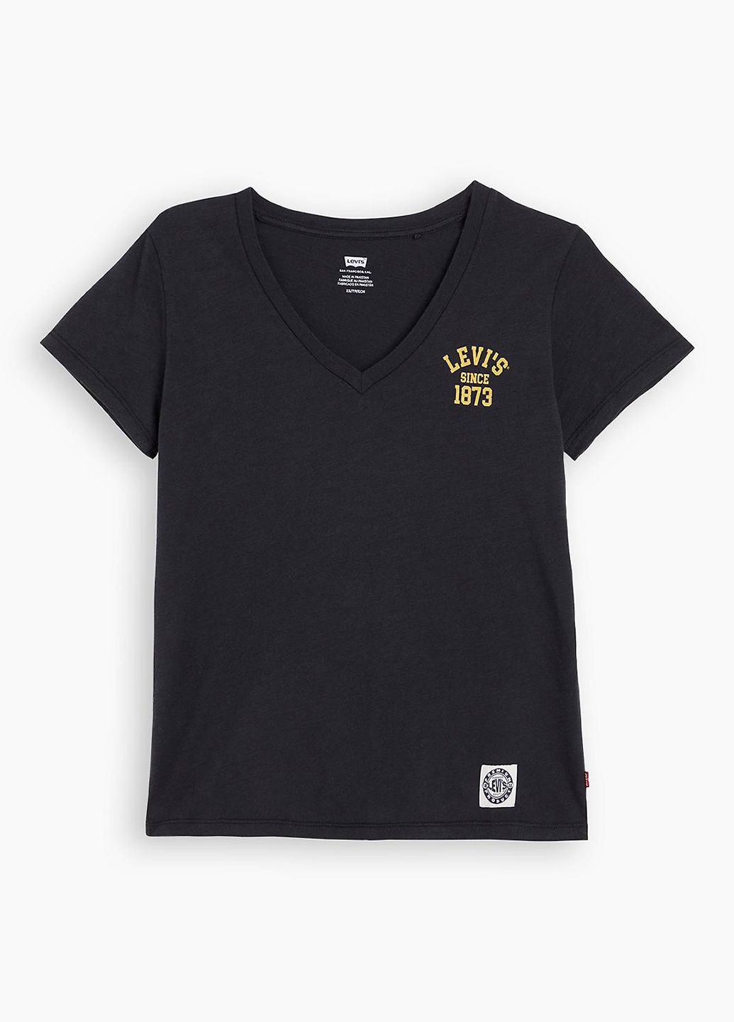 Женская футболка Levi's Graphic Perfect Vneck Levis Since 1873 A - (297244188)