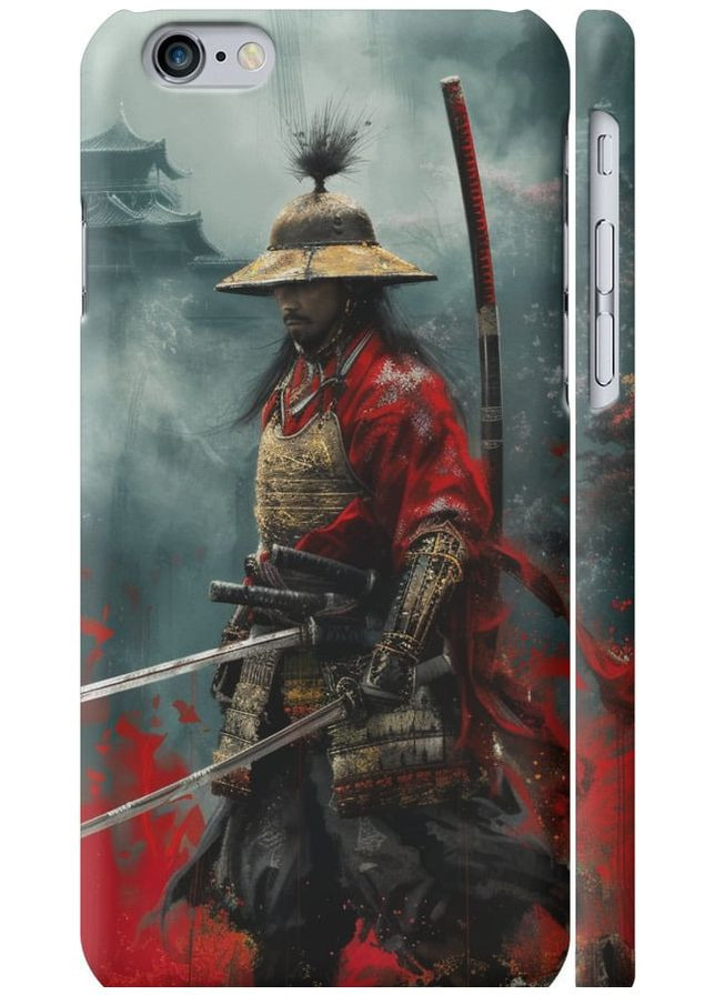3D пластиковый матовый чехол 'Shogun' для Endorphone Apple iPhone 6 (287275977)