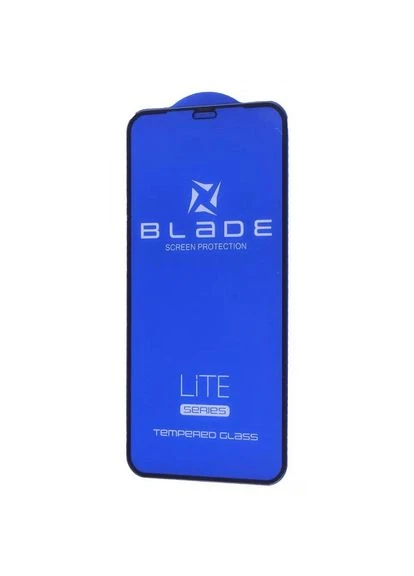 Захисне скло LITE Series Full Glue для iPhone 12/12 Pro Black Blade (386063936)