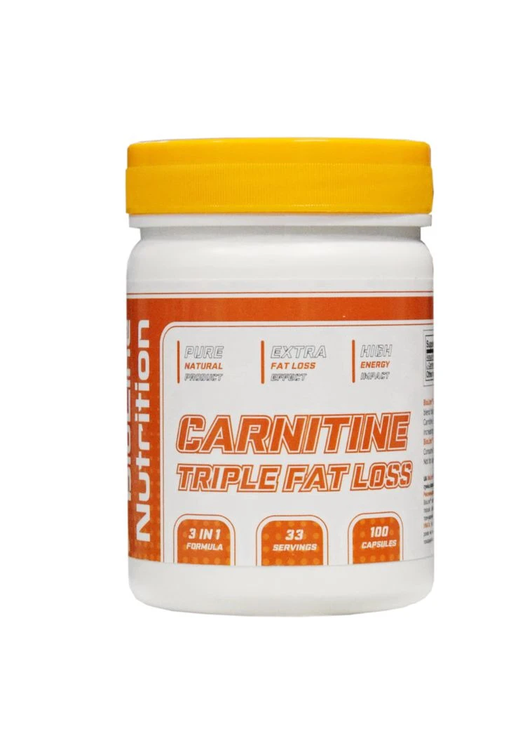 Жироспалювач 3 в 1 Carnitine Triple Fat Loss ( 100 капс.) Ефективне спалювання жиру та підтримка організму BioLine Nutrition (402339042)