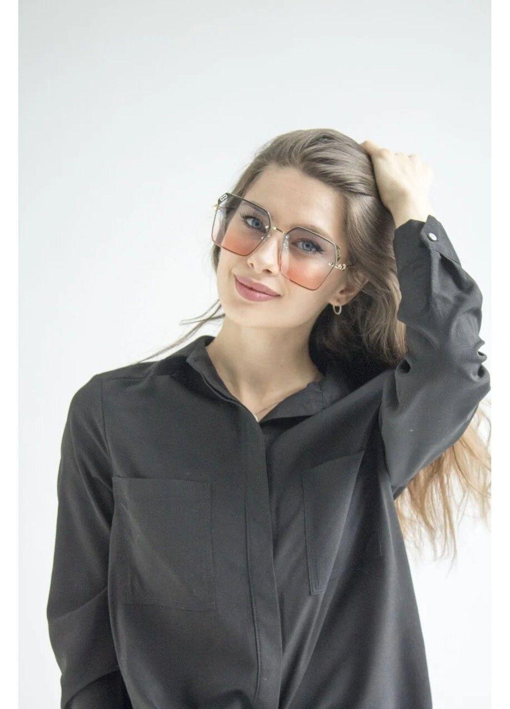 Cолнцезащитные женские очки 0369-3 BR-S (292755522)