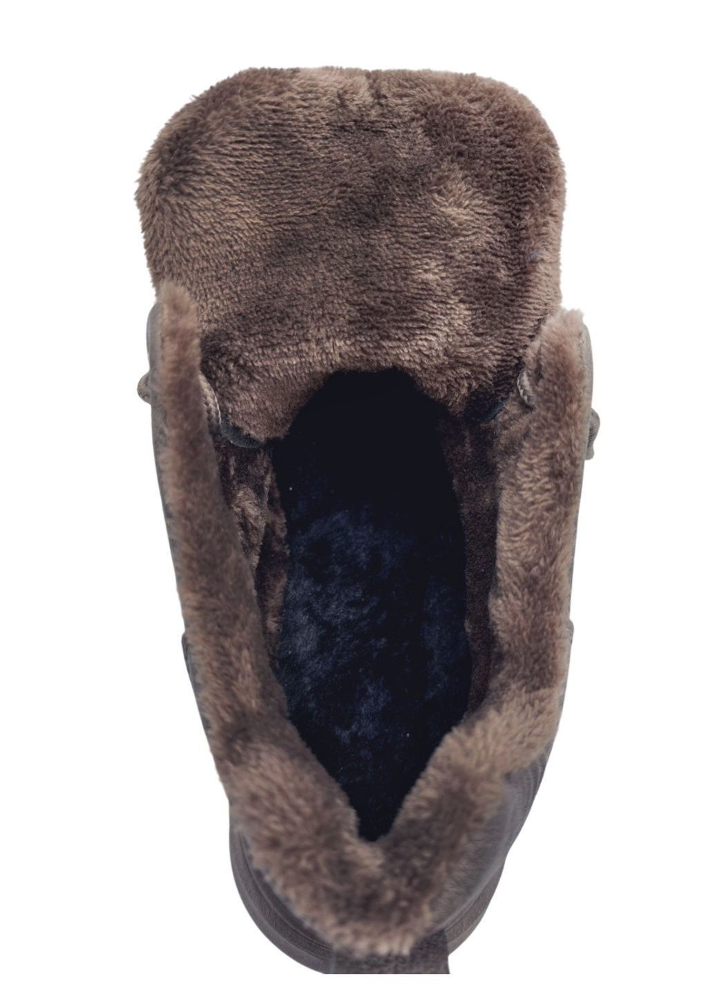 Коричневые осенние зимние ботинки No Brand