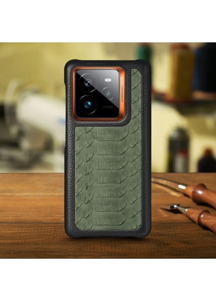 Накладка ExBacker Python Scales для Realme GT 7 Pro Оливковий (79809) Stenk (362376321)