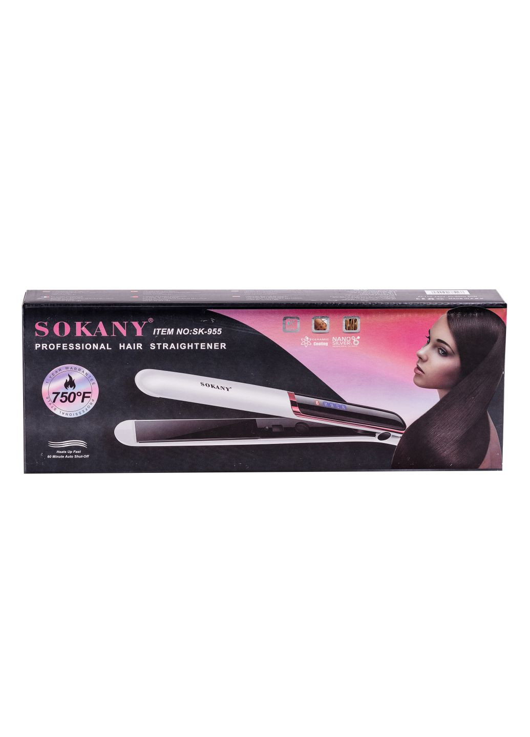Випрямляч для волосся Professional Hair Straightener Sokany SK-955 (297668664)