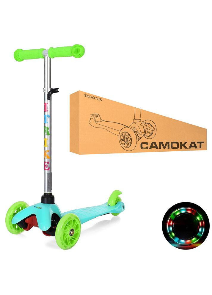 Самокат MINI из алюминия и пластика с 3 цветами (BB 3-013-4-CM) iTrike (326740507)