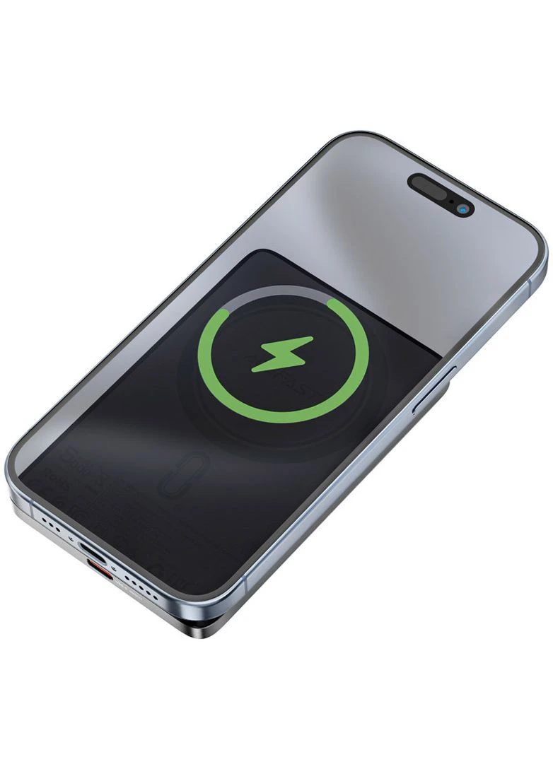 УМБ Magnetic Wireless 5000mAh 18W PD,QC 3.0,7,5 Вт, ultra thin, QI M8 Black Acefast (322768301)