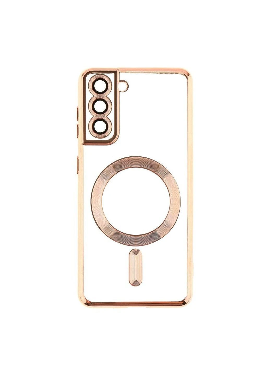 Чохол Wave TPU Metallic with Magsafe для Samsung Galaxy S21 (G991) Rose Gold No Brand (383418079)