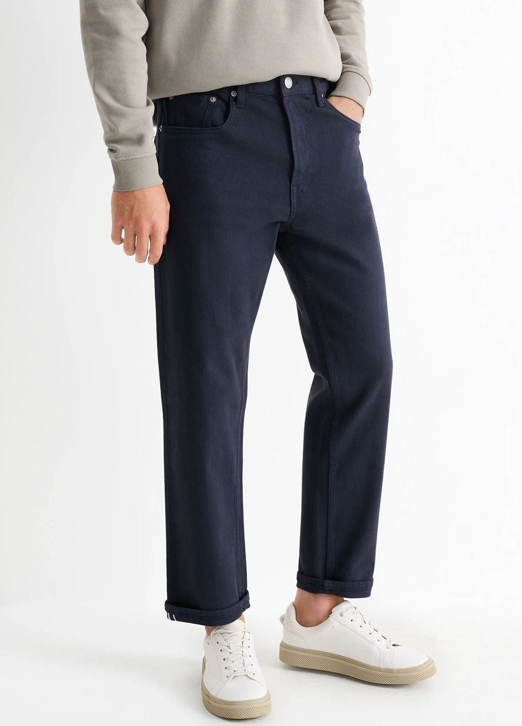 Темно-синие демисезонные джинсы regular C&A