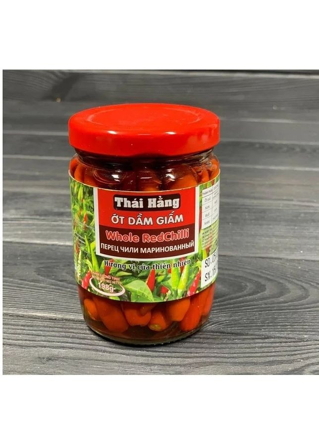 Перец Чили маринованный в стакане Thai Hang 198 г (Вьетнам) Колорит (365840662)